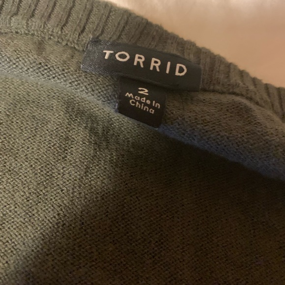 Embroidered love torrid knit sweater 2xl - Picture 4 of 4